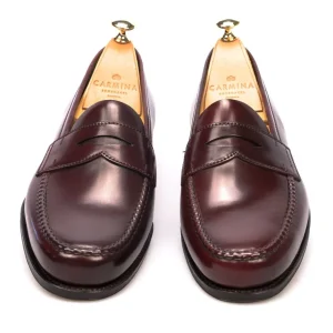 Best Carmina Burgundy Cordovan Dress Loafers | Shoemaker