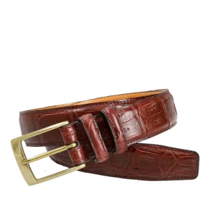 Discount Carmina CEINTURE EN CAÏMAN BORDEAUX | BURGUNDY
