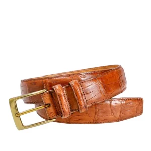Best Sale Carmina CEINTURE EN CAÏMAN TAN 35MM | TANNED