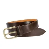 Shop Carmina CEINTURE EN CUIR POUR HOMME MARRON CHROMAXEL | BROWN