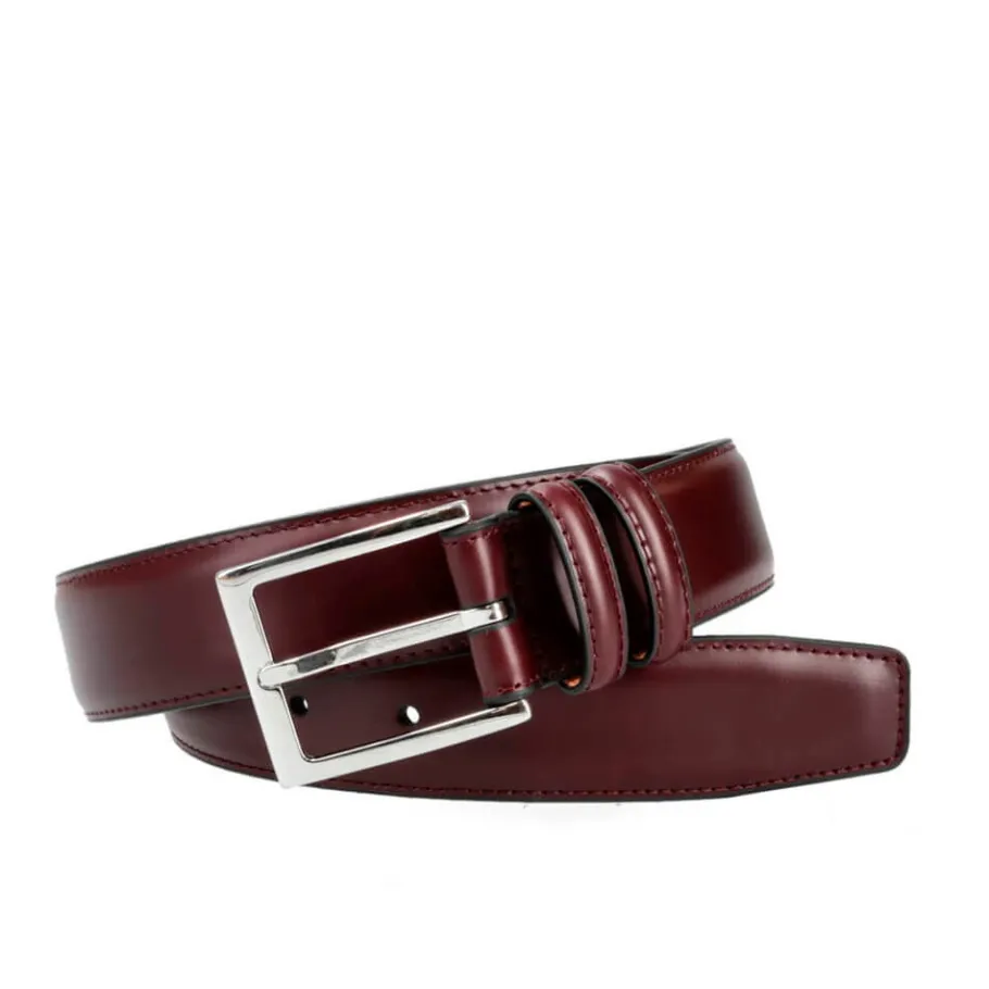 ceinture_en_cuir_rois_bordeaux_0.webp Cheap Carmina CEINTURE EN CUIR ROIS BORDEAUX BURGUNDY