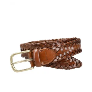 Online Carmina CEINTURE EN CUIR TRESSÉ TANNED