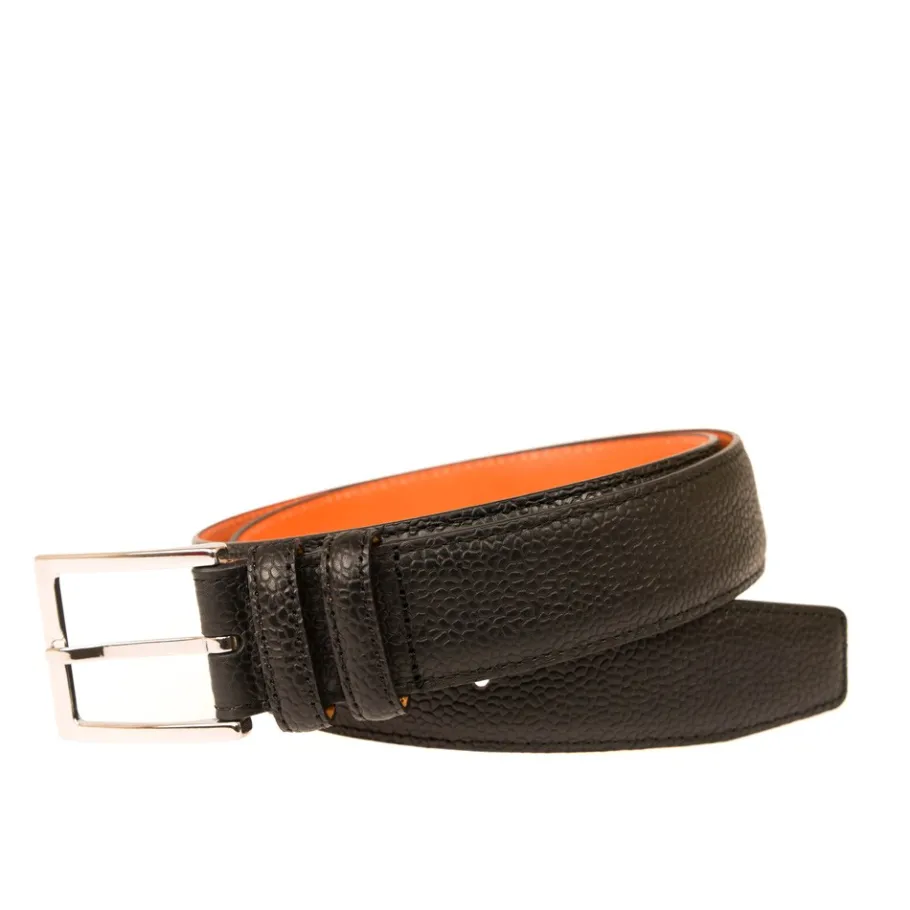 ceinture_en_grain_noire_0.webp New Carmina CEINTURE EN GRAIN NOIRE BLACK