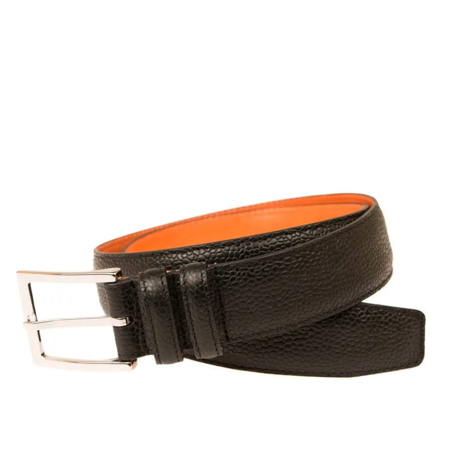 ceinture_en_karagrain_noire_0.webp Shop Carmina CEINTURE EN KARAGRAIN NOIRE BLACK