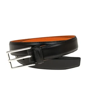 Hot Carmina CEINTURE EN VITELLO NOIRE BLACK