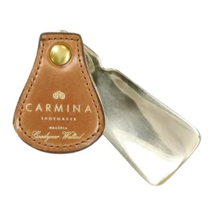 New Carmina CHAUSSE-PIED DE VOYAGE EN LAITON ET CUIR CORDOVAN | BOURBON
