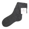 New Carmina CHAUSSETTES COURTES À CARREAUX GRISES | DARKGRAY
