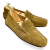 Discount Carmina CHAUSSEURES DE CONDUITE DAIM VERT CAPER | SHOEMAKER CAPERGREEN