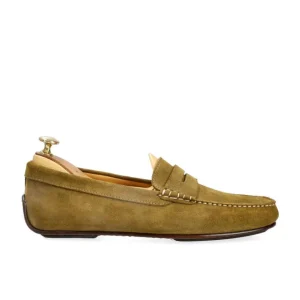 Discount Carmina CHAUSSEURES DE CONDUITE DAIM VERT CAPER | SHOEMAKER CAPERGREEN