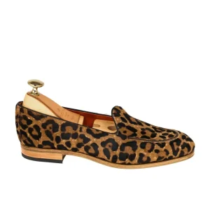 Outlet Carmina CHAUSSONS FEMME PONY LEOPARD |
