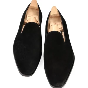 Sale Carmina CHAUSSONS NOIR DAIM | BLACK