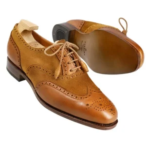 Cheap Carmina CHAUSSUES RICHELIEU FEMME EN RUSTICALF/DAIM CUIR/TABAC | TANNED/TOBACCO