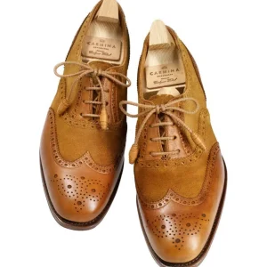 Cheap Carmina CHAUSSUES RICHELIEU FEMME EN RUSTICALF/DAIM CUIR/TABAC | TANNED/TOBACCO