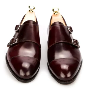Sale Carmina CHAUSSURE A BOUCLES CORDOVAN BORDEAUX | BURGUNDY