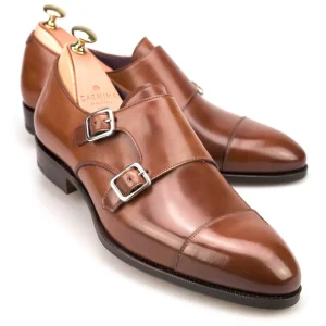Best Carmina CHAUSSURE A BOUCLES CORDOVAN | BOURBON