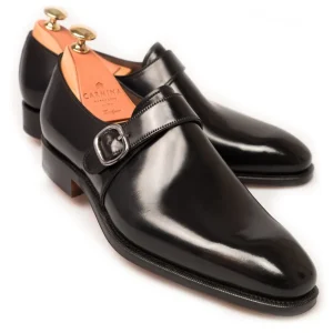 Flash Sale Carmina CHAUSSURE A BOUCLES CORDOVAN NOIR | BLACK