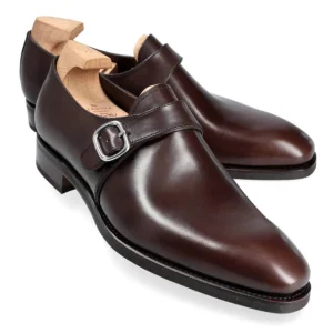 Discount Carmina CHAUSSURES A BOUCLE UNIQUE HOMME BOXCALF MARRON | BROWN