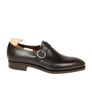 Shop Carmina CHAUSSURES A BOUCLE UNIQUE HOMME BOXCALF MARRON | BROWN