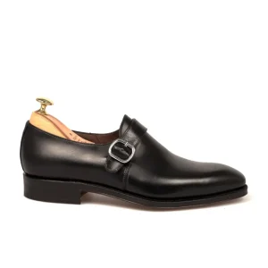 Best Sale Carmina CHAUSSURES A BOUCLE UNIQUE HOMME BOXCALF NOIR | BLACK