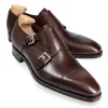 Flash Sale Carmina CHAUSSURES A DOUBLE BOUCLE BOXCALF MARRON | BROWN