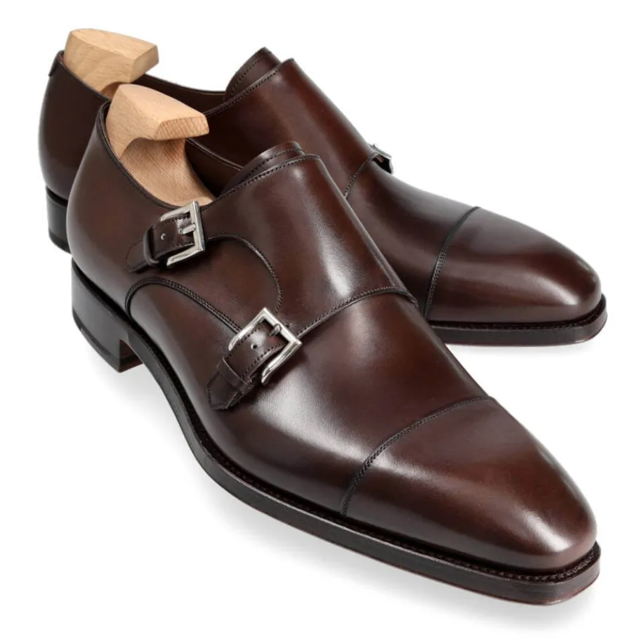 chaussures_a_double_boucle_boxcalf_marron__carmina_0.webp Flash Sale Carmina CHAUSSURES A DOUBLE BOUCLE BOXCALF MARRON | BROWN