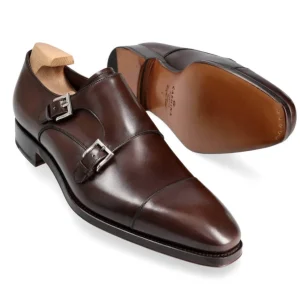 Flash Sale Carmina CHAUSSURES A DOUBLE BOUCLE BOXCALF MARRON | BROWN