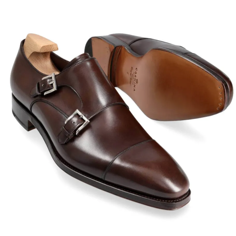 chaussures_a_double_boucle_boxcalf_marron__carmina_1.webp Flash Sale Carmina CHAUSSURES A DOUBLE BOUCLE BOXCALF MARRON | BROWN