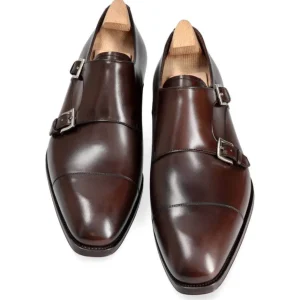 Flash Sale Carmina CHAUSSURES A DOUBLE BOUCLE BOXCALF MARRON | BROWN