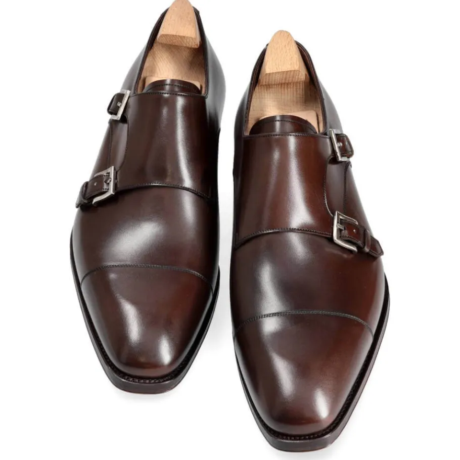 chaussures_a_double_boucle_boxcalf_marron__carmina_3.webp Flash Sale Carmina CHAUSSURES A DOUBLE BOUCLE BOXCALF MARRON | BROWN