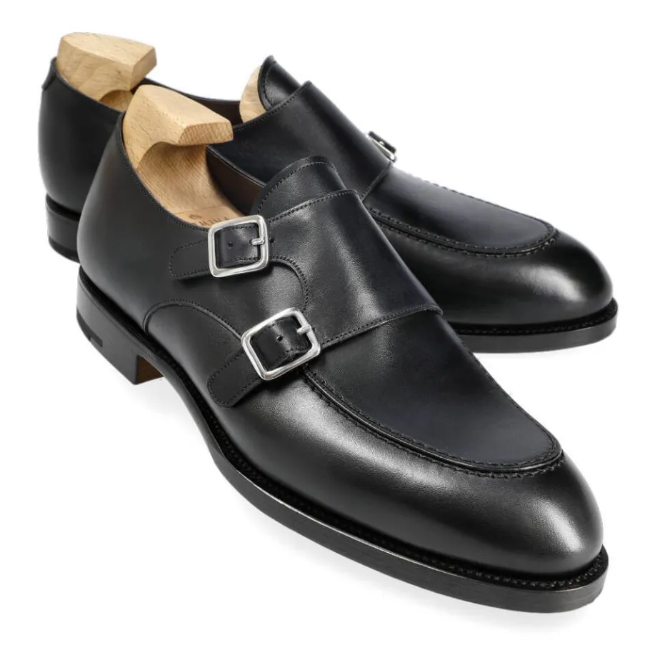 chaussures_a_double_boucle_boxcalf_noir__carmina_0-3.webp Discount Carmina CHAUSSURES A DOUBLE BOUCLE BOXCALF NOIR | BLACK