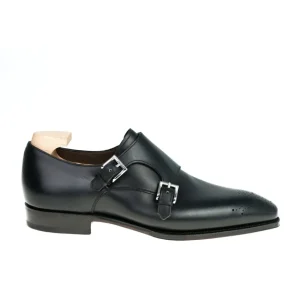 Hot Carmina CHAUSSURES A DOUBLE BOUCLE BOXCALF NOIR | BLACK