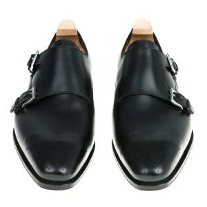 Hot Carmina CHAUSSURES A DOUBLE BOUCLE BOXCALF NOIR | BLACK