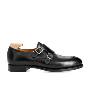Best Sale Carmina CHAUSSURES A DOUBLE BOUCLE CORDOVAN NOIR | BLACK