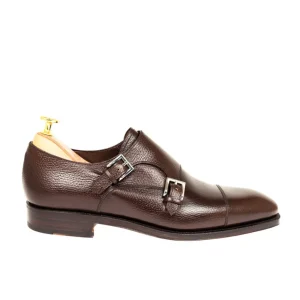 New Carmina CHAUSSURES A DOUBLE BOUCLE KARANGRAIN MARRON | BROWN