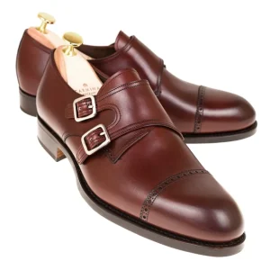 Sale Carmina CHAUSSURES A DOUBLE BOUCLE VEGANO | BURGUNDY