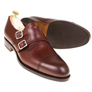 Sale Carmina CHAUSSURES A DOUBLE BOUCLE VEGANO | BURGUNDY
