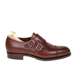 Sale Carmina CHAUSSURES A DOUBLE BOUCLE VEGANO | BURGUNDY