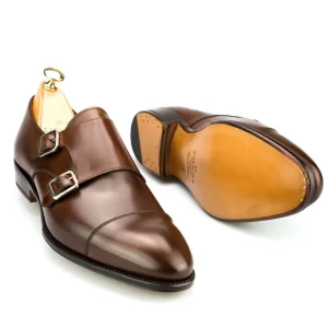 Sale Carmina CHAUSSURES A DOUBLE BOUCLE VEGANO MARRON |