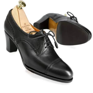 Cheap Carmina CHAUSSURES BLUCHER A TALONS RUSTICALF NOIR | BLACK