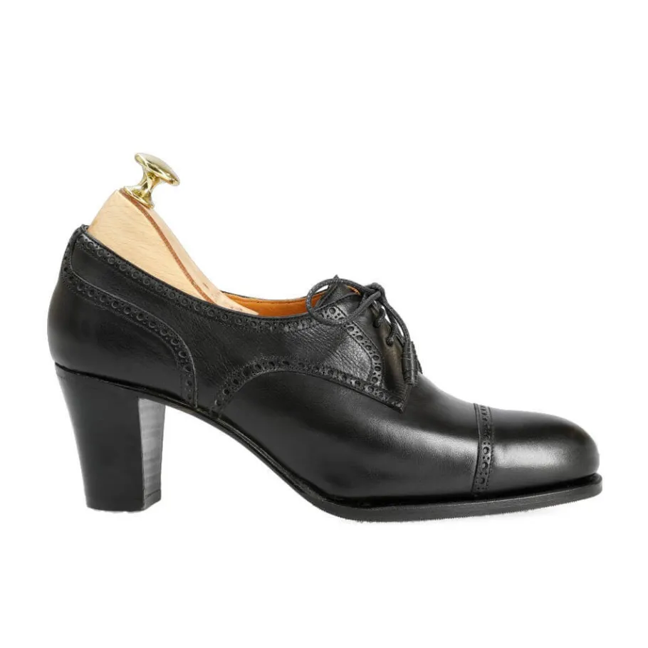 chaussures_blucher_a_talons_rusticalf_noir_carmina_2.webp Cheap Carmina CHAUSSURES BLUCHER A TALONS RUSTICALF NOIR | BLACK