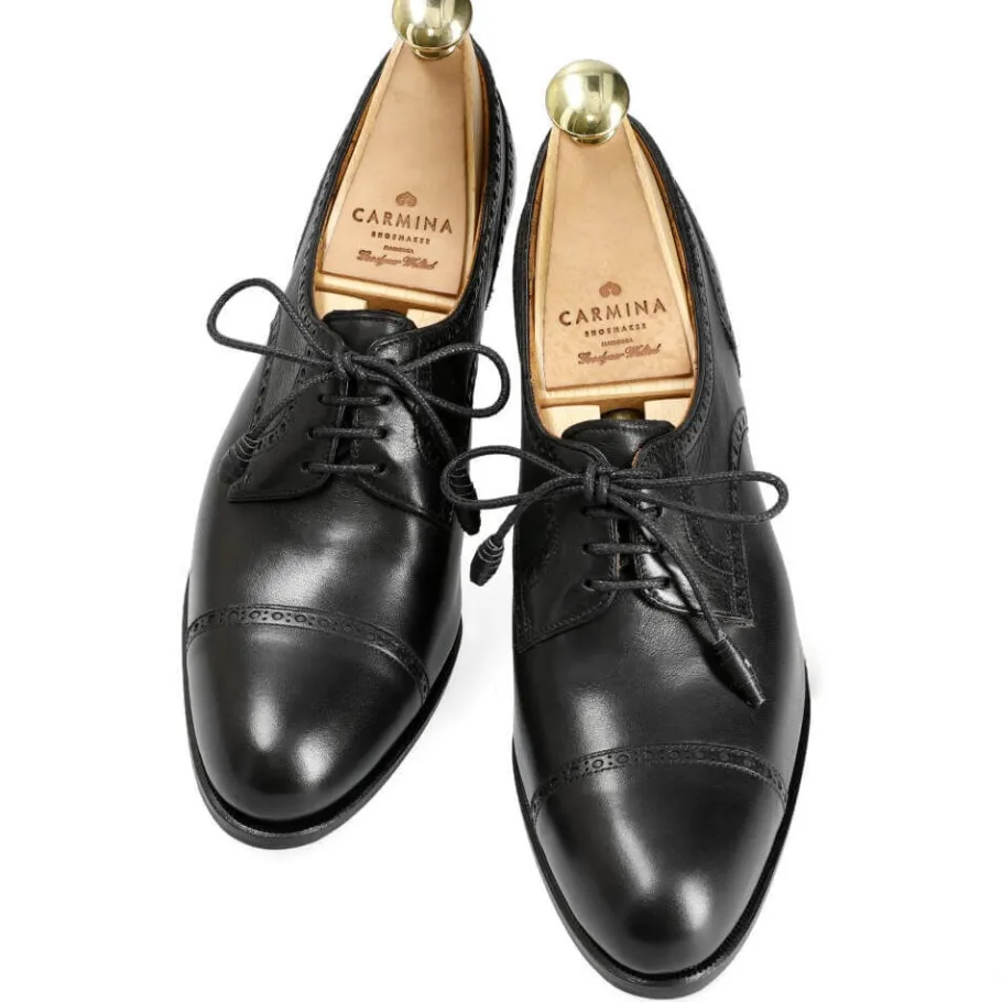 chaussures_blucher_a_talons_rusticalf_noir_carmina_3.webp Cheap Carmina CHAUSSURES BLUCHER A TALONS RUSTICALF NOIR | BLACK