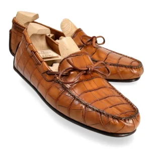 Flash Sale Carmina CHAUSSURES DE CONDUITE CUIR ALLIGATOR | TANNED