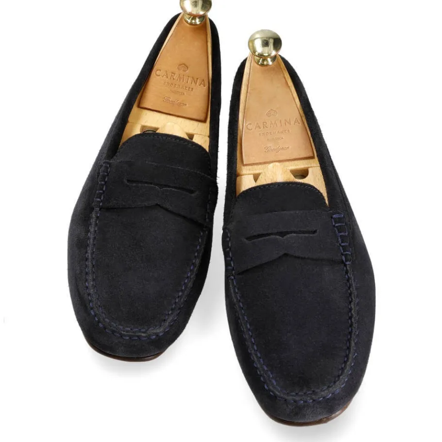 chaussures_de_conduite_en_daim_marine__carmina_3.webp Clearance Carmina CHAUSSURES DE CONDUITE EN DAIM MARINE | NAVY