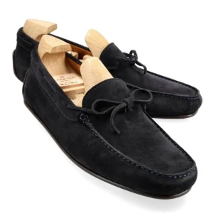 Hot Carmina CHAUSSURES DE CONDUITE MARINE DAIM | NAVY