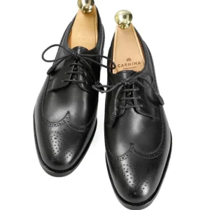 Outlet Carmina CHAUSSURES DERBY FEMME NOIR VITELLO | BLACK