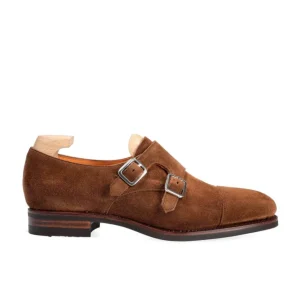 Sale Carmina CHAUSSURES DOUBLE BOUCLE FEMME DAIM | SNUFF