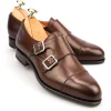 Shop Carmina CHAUSSURES DOUBLE BOUCLE FEMME VITELLO MARRON | BROWN