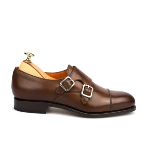 Shop Carmina CHAUSSURES DOUBLE BOUCLE FEMME VITELLO MARRON | BROWN