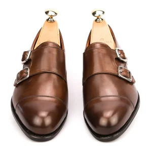 Shop Carmina CHAUSSURES DOUBLE BOUCLE FEMME VITELLO MARRON | BROWN