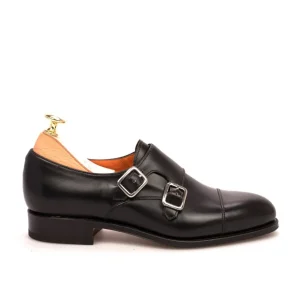 Hot Carmina CHAUSSURES DOUBLE BOUCLE FEMME VITELLO NOIR | BLACK